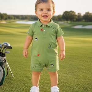 Little Athlete Polo One-Piece (Item No.: BSR3007)