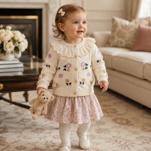 The Garden Embroidered Cardigan (Item No.: GEC5202)
