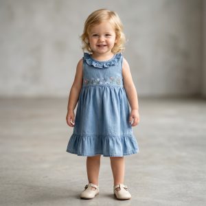 The Wildflower Denim Dress (Item No.: GWD5004)