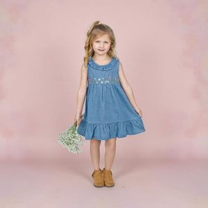 The Wildflower Denim Dress (Item No.: GWD5004)